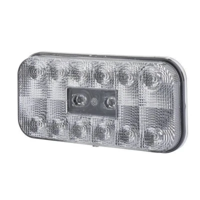 Image of E16919 Rear light HELLA 2VA 011 900 021 Left, Right LED black 24V red, transparent with indicator failure control