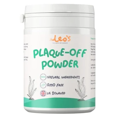 Image of Leo&#039;s Plaque Off Powder For Dogs &amp; Cats 200g Pet Teeth Cleaning Care Bad Breath Freshener Dental Products 100% Natural No More Dog Toothbrush or Toothpaste Remover
