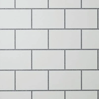Image of Crown Metro Tile White/Silver