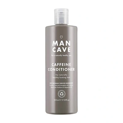Image of ManCave Caffeine Conditioner for Men, Encourage Healthy Hair Growth, Condition and Strengthen with Caffeine, Shea Butter Panthenol, Natural, Vegan, Cruelty Free, 500 ml