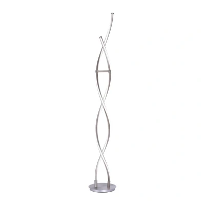 Image of Q Malina LED Integrated Floor Lamp Steel 1x 24W 2700 5000K, 29W 5000K Dimmable