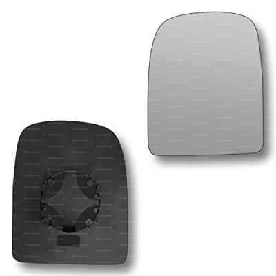Image of Less4spares Replacement Wing Mirror Glass Left Compatible with Iveco Daily 2006 2014 CLIP ON Passnager Near Side N/S Convex