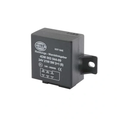 Image of HELLA 4DM 003 944 091 Flasher Unit 24V 6 pin connector Bolted Electric with holder