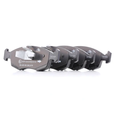 Image of 6001073454, 77365927, 77365945, 77366212, 77366274 Brake pad set ATE 13.0460 7289.2 with acoustic wear warning FIAT: 500 Hatchback