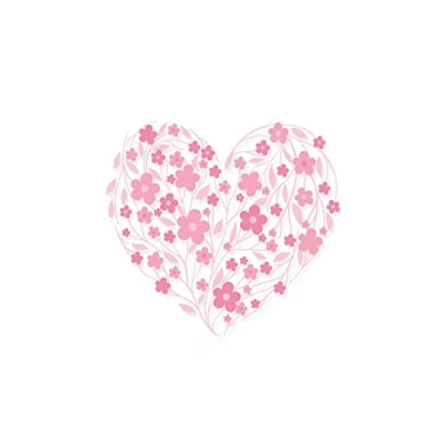Image of Sizzix Layered Clear Stamps Set 3PK Blossom Heart by Lisa Jones, One Size