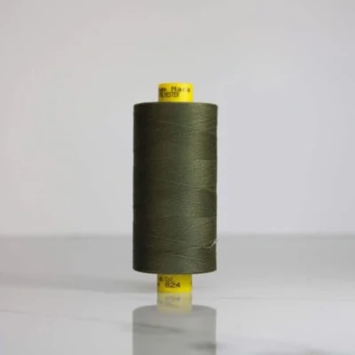 Image of Gutermann Mara 120 All Purpose Polyester Sewing Thread 1000m Spool, UV Resistant, Silky Shine, Tear &amp; Abrasion Resistant Perfect for Machines or Hand Sewing/Colour 824
