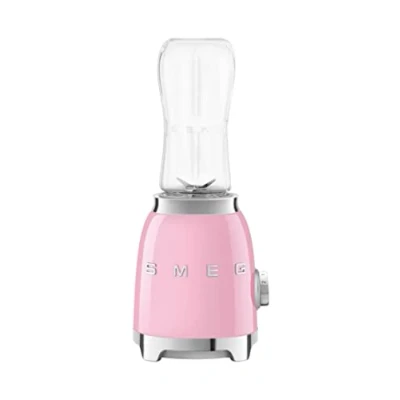 Image of Smeg PBF01PKUK Iconic Retro 50s Design Pink Compact Personal Blender