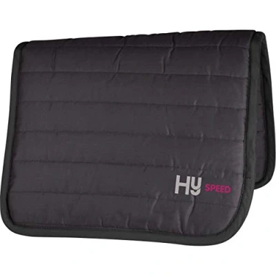 Image of HySPEED Thick Reversible Comfort Protection Poly Saddle Pad/Saddlecloth Black