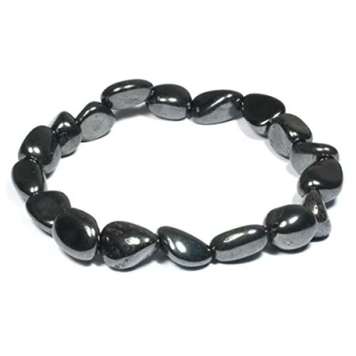 Image of CrystalAge Aries Birthstone Bracelet Hematite