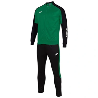 Image of Joma Men&#039;s Eco Championship Tracksuit, Green Black, S