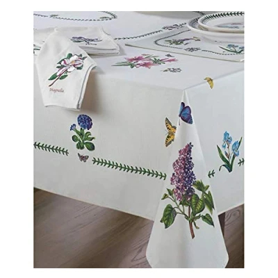 Image of Avanti Linens Botanic Garden 60X84 Table Cloth, Ivory