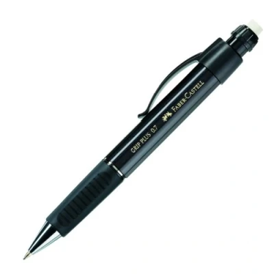 Image of Faber Castell Grip Plus 07 Pencil Metallic Black