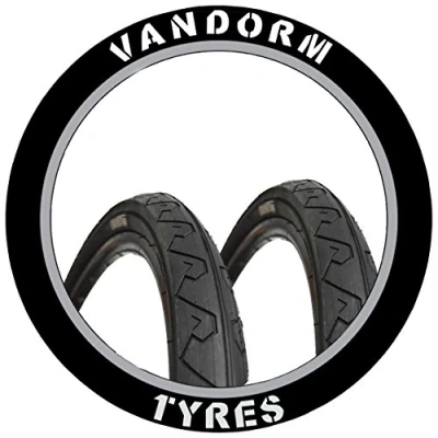Image of Vandorm 2 Slick 210 26&quot; x 2.10&quot; MTB Mountain Bike Bicycle Tyres (Pair) part