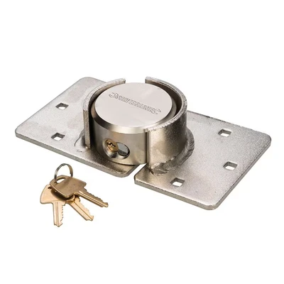 Image of Silverline Heavy Duty Van Lock &amp; Hasp 73mm