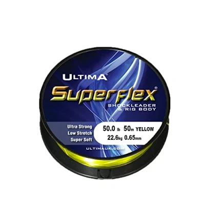 Image of Superflex Leader Fl.Yellow 50m 0.60mm 40.0lb/18.1kg