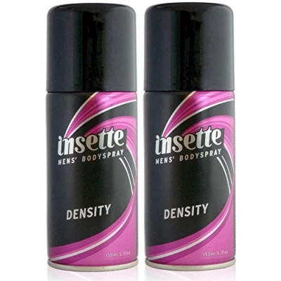 Image of x2 Insette Density Mens Deodorant Body Spray 150ml