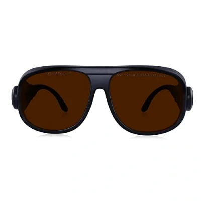 Image of FREEMASCOT Professional OD 6+ 190nm 550nm / 800nm 1700nm Wavelength Laser Safety Glasses for 405nm, 450nm, 520nm, 532nm, 808nm, 980nm,1064nm Light (Style 1B)