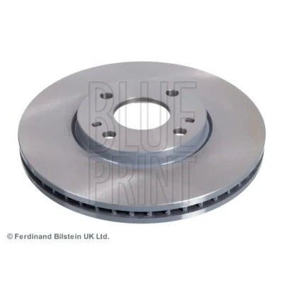 Image of CN151125AA, CN151125AB, CN151125CA, CN151125DA Brake disc BLUE PRINT ADF124357 Front Axle 278mm 25mm 4 Hole 108mm internally vented Coated