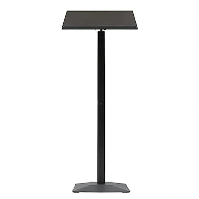 Image of JITEM Podium Acrylic Stand Floor Standing Speaking Lectern w/Iron Body and Base Modern Conference Pulpit 30 90 Angle Adjustable for Church School Office