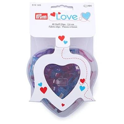 Image of Prym Fabric Clips, Wool, Blue, Purple, Pink, One Size