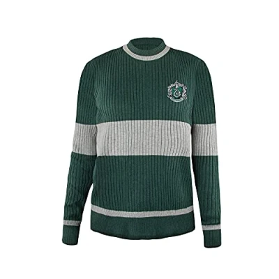 Image of Cinereplicas Harry Potter Quidditch Sweater Slytherin S Official License