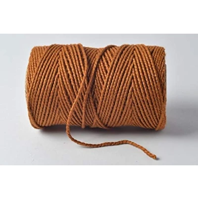 Image of 100m Everlasto &#039;Solid&#039; Beautiful Baker&#039;s Cotton Craft Twine (2mm Approx) (Sahara Sand)