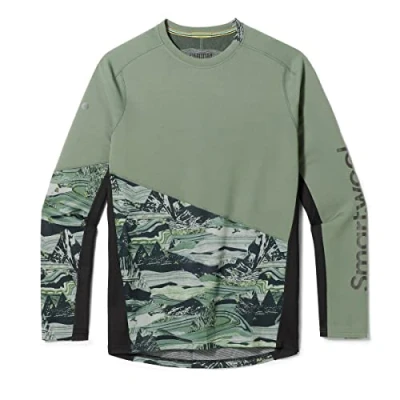 Image of Smartwool Men&#039;s Mountain Bike Long Sleeve Jersey, SW016964L611003