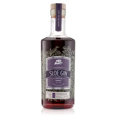 Image of Hedgerow Spirits Sloe Gin, 26% ABV, Handmade Gin With Hints Of Juniper, Rich Dark Aromatic Fruits And Cherry, Gentle Almond Notes 50 cl