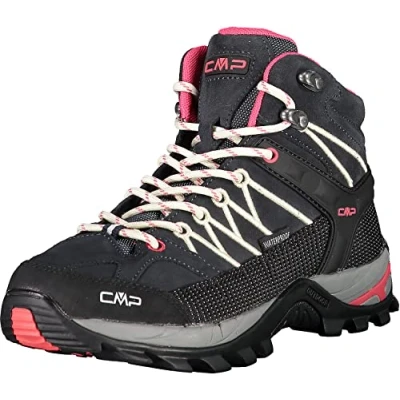 Image of CMP Women&#039;s Rigel Mid High Rise Hiking Shoes, Antracite Off White 76uc, 8 UK