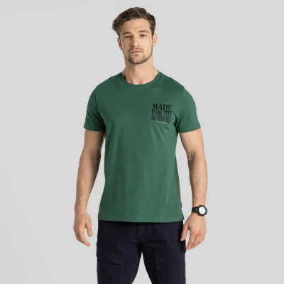 Image of Craghoppers Mens Lucent Short Sleeve Graphic T Shirt