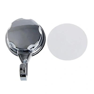 Image of BFLKY Chromed Suction Cup Kitchen Hooks For Towel Bathroom Wall Hook Vacuum