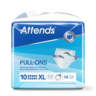 Image of Attends Pull Ons 10 X Large (2100ml) 14 Pack Incontinence Protection