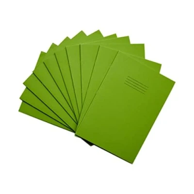 Image of Rhino A4 Exercise Book 64 Page, Light Green, Blank (Pack 50)