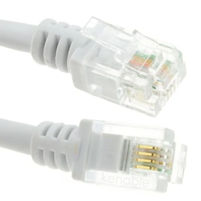 Image of ADSL 2+ High Speed Ethernet Broadband Modem Cable RJ11 to 5m