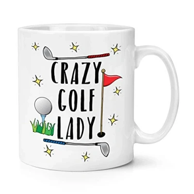 Image of Crazy Golf Lady 10oz Mug Cup