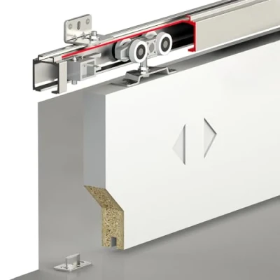 Image of T Slide Top Hung Sliding Door Kit 1500mm Track