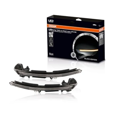 Image of OSRAM LEDDMI 5F0 BK S LEDriving Dynamic LED Mirror Indicator Black Edition, Set of 2