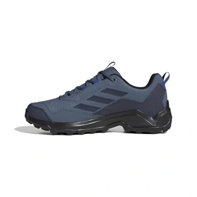 Image of Adidas Terrex Eastrail Goretex Hiking shoes, Men&#039;s, Size: 6.5, steel/shadow navy/semi lucid blue Textile/synthetics