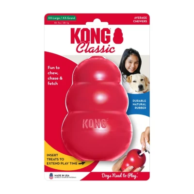 Image of Kong Classic Dog Toy Durable and Fun X Large