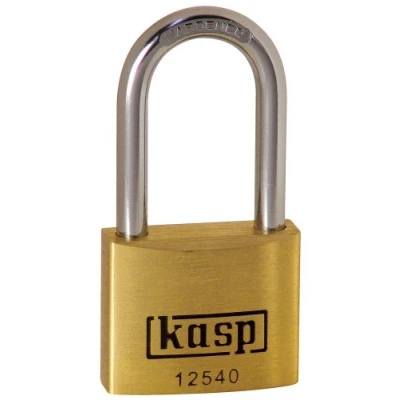 Image of Kasp Premium Brass Padlock 40x40mm Long Shackle KA25405
