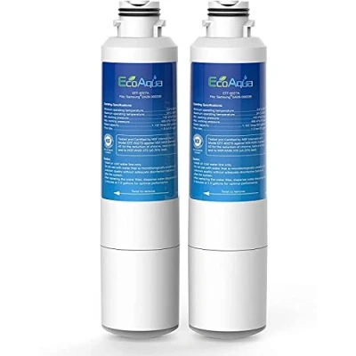 Image of EcoAqua EFF 6027A Fridge Water Filter Compatible with Samsung DA29 00020B, 00020A, 04609101000, HAF CIN/EXP, 46 9101(2)