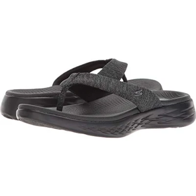 Image of Skechers Women&#039;s On the go 600 15304 Flip Flop, Black, 4 UK