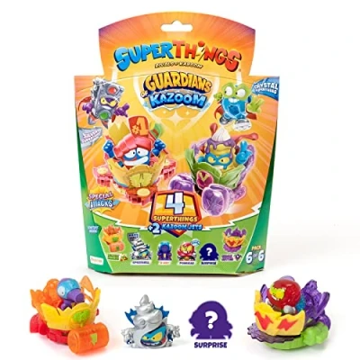 Image of SuperThings RIVALS of KABOOM Series 9 Guardians Kazoom Pack 4 x (Includes 1 silver captain) and 2 Jets 6/6