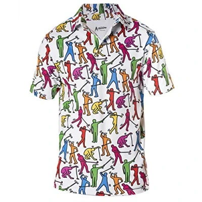 Image of Royal &amp; Awesome Golf Guys Polo Shirts for Men, Tops Men&#039;s Shirts, Mens