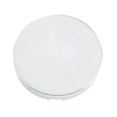 Image of Zoo Round Rose Escutcheon Polished Stainless Steel Blank Profile