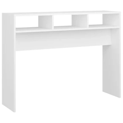 Image of vidaXL Console Table White Engineered Wood Accent Couch End Side Hall