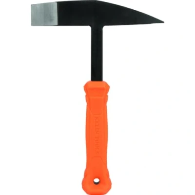 Image of KLEIN TOOLS H80612 Welding Chipping Hammer, 10 Ounce Steel Head Slag Hammer with Shock Reduction Heat Resistant Nylon Grip Handle, 7 Inch