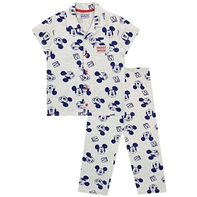 Image of Disney Boys Pyjamas Mickey Mouse Grey 18 24 Months