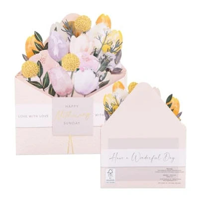Image of UK Greetings Mother&#039;s Day Card for Her Pop Up Flower Design