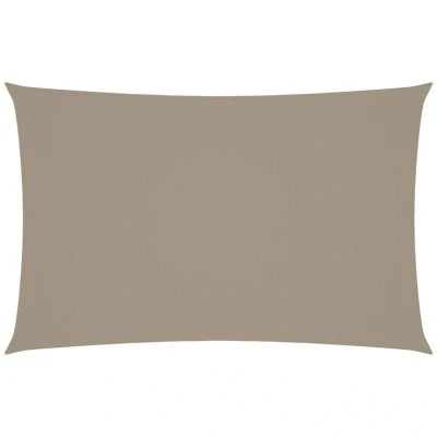 Image of vidaXL Sunshade Sail Oxford Fabric Rectangular 5x8 m Taupe